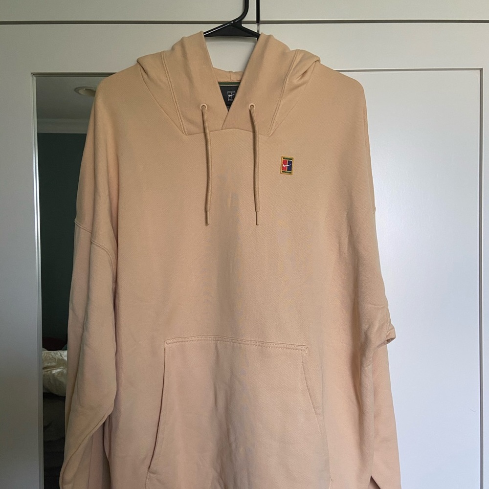 Vintage Nike Tennis Logo Hoodie Size Large
